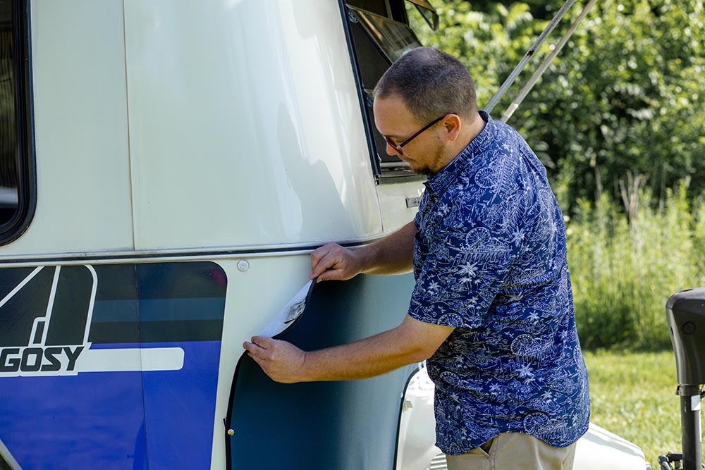 Learn how to DIY an RV rock guard.